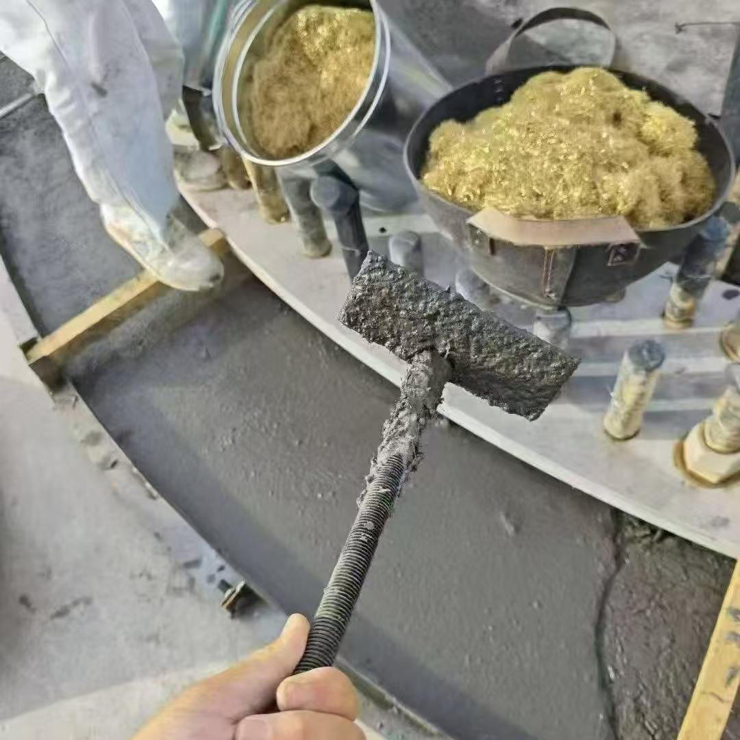 衡南C120钢纤维高强无收灌浆料 轧机压缩机汽轮机发电机锻压设备底座灌浆材料